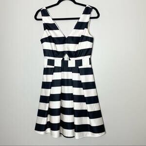 Do+Be Striped Fit and Flare Dress